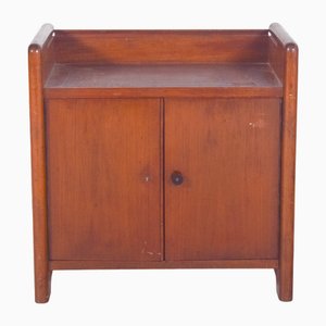 Small Art Deco Teak Bar Cabinet, 1920s