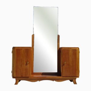 Art Deco Frisiertisch aus Nussholz, 1920er