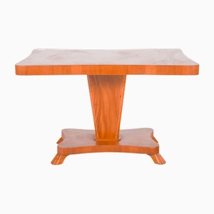 English Dining Table with Central Pedestal, 1920s