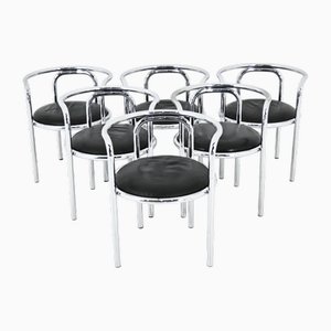 Gae Aulenti zugeschriebene Locus Solus Stühle für Poltronova, 1960er, 6er Set