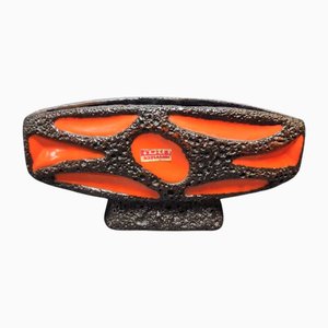 Vaso con glassa Fat Lava di Roth Keramik