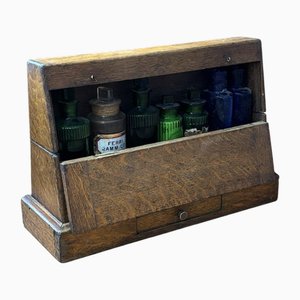 Victorian Apothecary Cabinet with Contents