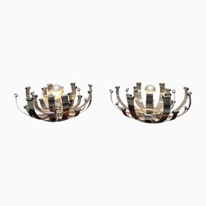 Chrome Ribbon Table Lamp