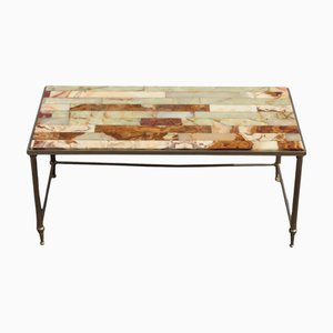 French Onyx Coffee Table, 1970s