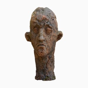 Large Ceramic Head Sculpture, 2010s