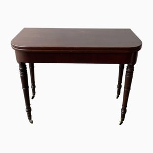 Tavolo da pranzo vittoriano allungabile in mogano