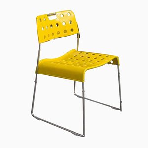 Yellow Omstak Stacking Chair by Rodney Kinsman, 1971