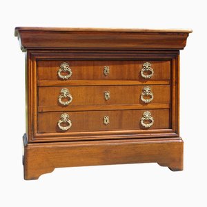 Chest of 4 Drawers in Light Wood, 1980s