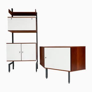 Sistema de pared vintage de Simpla Lux, años 60