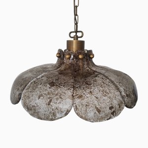 Murano Glass Flower Pendant from Hillebrand Lighting, Germany, 1960s