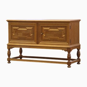 Vintage Low Sideboard in Oak by Henning Kjærnulf, 1960s