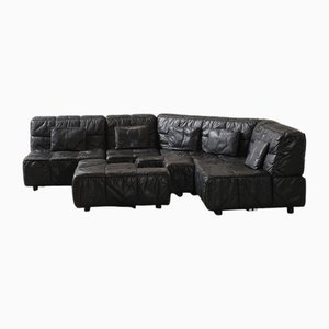 Leather Castell Modular Sofa from Hans Hopfer, 1980s