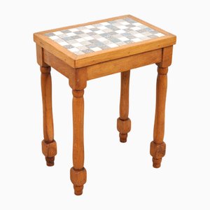 Vintage Mosaik Side Table in Oak, 1960s