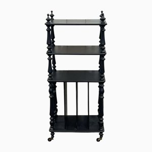 Geschwärzter Notenständer aus Holz, Ende 19. Jh.