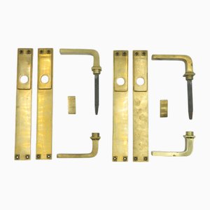 Messing Türgriffe von Otto Wagner, 1950er, 12 . Set