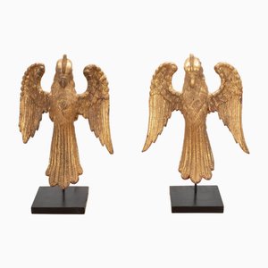 Antique Giltwood Eagles, 1840, Set of 2