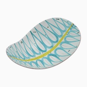 Scodella in faience dipinta a mano di Stig Lindberg per Gustavsberg Sweden, anni '60