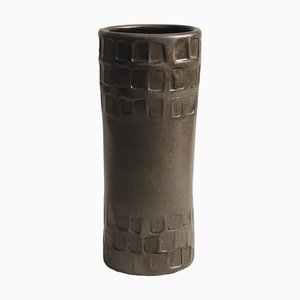 Modern Studio Stoneware Vase by VB, 1970s