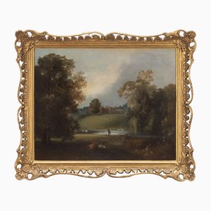 Country House, 1830, Oil on Canvas, Framed