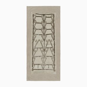 Türkischer Vintage Teppich mit geometrischen Mustern