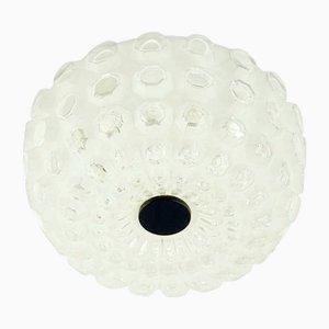 Lampada da incasso Mid-Century moderna in vetro a bolle di Limburg, anni '60