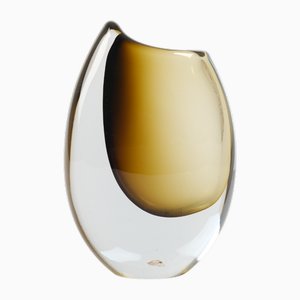 Glass Vase by Gunnar Nylund for Strömbergshyttan, 1950s