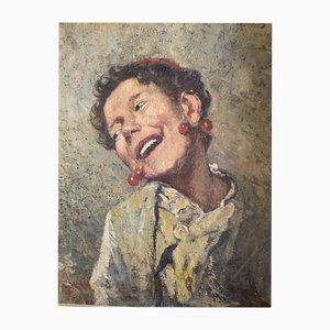 Louis Azema, Portrait, 1920s, Oil on Canvas