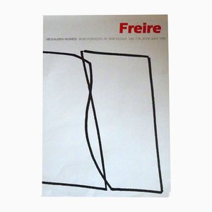 Barcelona Freire Exhibition Poster, 1970s