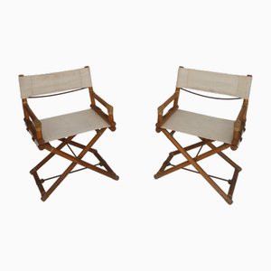 Set of McGuire Director's Chairs, 1950s