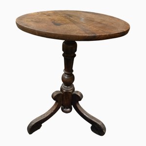 Louis Philippe Pedestal Table in Walnut