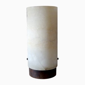 Mid-Century Alabaster Tube Lamp, 1950s