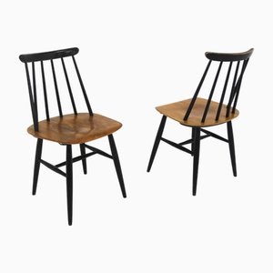 Set of Teak Fanett Chairs by Ilmari Tapiovaara for Edsby Verken, 1960