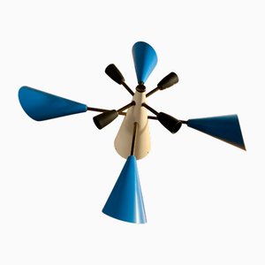 Mid-Century Sputnik Ceiling Light, 1950s