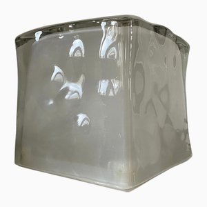 Vintage Scandinavian Iviken Ice Cube Lamp in Frosted Crystal Glass from Ikea