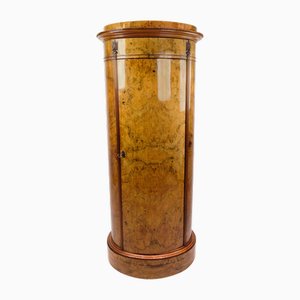 Oval Pedestal Cabinet in Walnut, 1840s