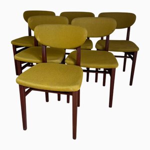 Vintage Dining Chairs, Denmark, 1960s, Set of 6