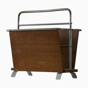 Vintage Dutch Magazine Rack, 1940s