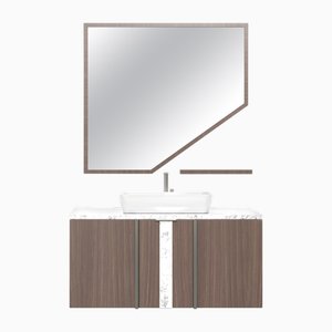 Bishop SW 100 Schrank und Spiegel von Estro Collezioni, 2er Set