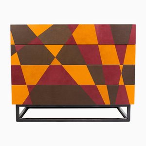 Seasons Chest of Drawers in Laminated Wood by Oscar Maschera