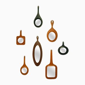 Perfect Day Mixed Colors Wall Mirrors by Oscar Maschera, Set of 7