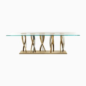 Large Il Pezzo 8 Glass Table by Il Pezzo Mancante