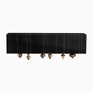 Large Il Pezzo 1 Black Sideboard by Il Pezzo Mancante