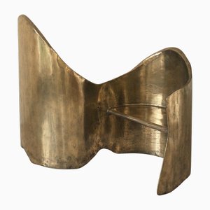Toi & Moi Loveseat in Polished Brass Resin Over Inox by Atelier Ellery