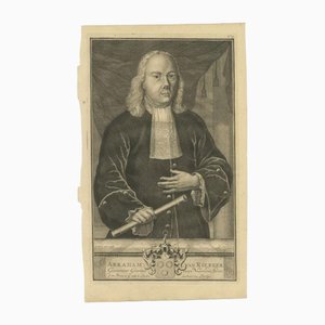 François Valentijn, Portrait of Abraham Van Riebeeck, 1726, Paper