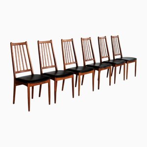 Vintage Danish Dining Chairs, 1960s, Set of 6