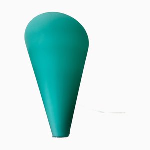 Teal Green Blown Glass Wall Light, 1980s