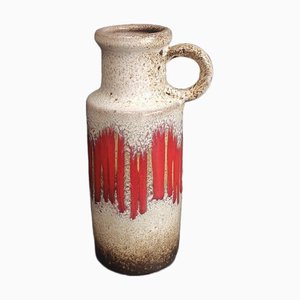 Model 401-20 Zig Zag Lora Vase from Scheurich Keramik, 1970s