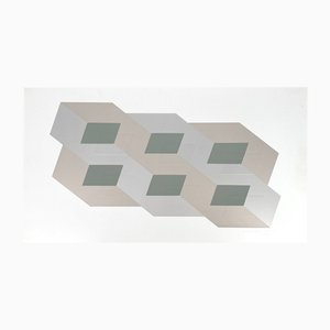 Joachim Albrecht, Composición en relieve, 1970, Serigrafía