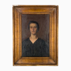 Max Schmidt, Portrait of a Woman on Canvas by Max Schmidt (Active in the First Half of the 20th Century in Berlin), 1890s, Oil on Canvas