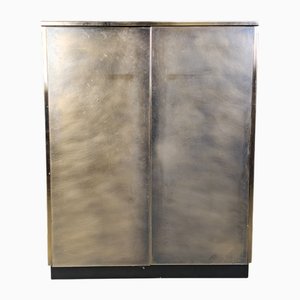 Vintage Brass Bar Cabinet from Belgo Chrom / Dewulf Selection, 1980s